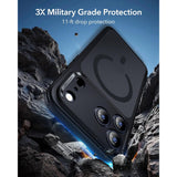 ESR iPhone 17 Pro Max Classic Hybrid Case con MagSafe y Control de Cámara Protección Grado Militar Esmerilado