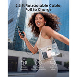 Anker Nano Power Bank (10K, 45W, Cable USB-C Retráctil Integrado)