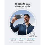 Anker MagGo Power Bank (10K, Slim) MagSafe Qi2 15W Certificada para iPhone 17/16/15