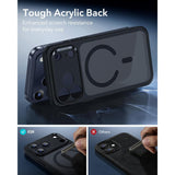 ESR iPhone 17 Pro Max Classic Hybrid Case con MagSafe y Control de Cámara Protección Grado Militar Esmerilado