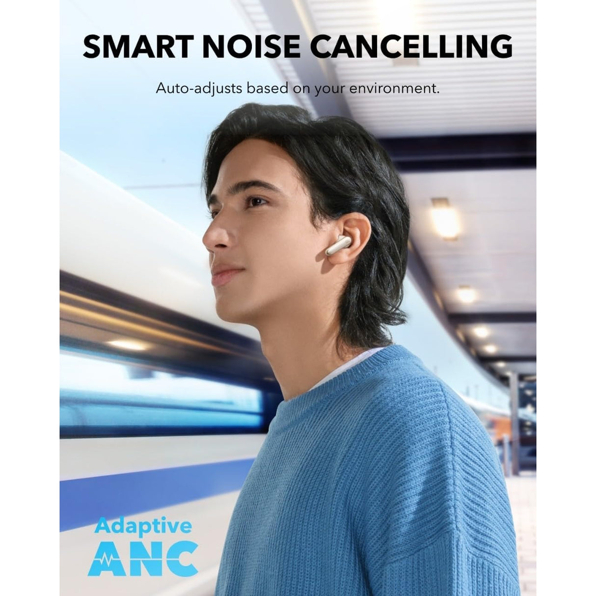 Anker Soundcore P40i Auriculares con Cancelación de Ruido Adaptativa