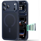 ESR iPhone 17 Pro Max Classic Hybrid Case con MagSafe y Control de Cámara Protección Grado Militar Esmerilado