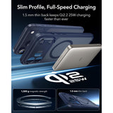 ESR iPhone 17 Pro Max Classic Hybrid Case con MagSafe y Control de Cámara Protección Grado Militar Esmerilado