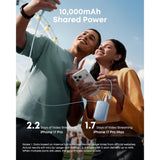 Anker Nano Power Bank (10K, 45W, Cable USB-C Retráctil Integrado)