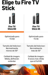 Amazon Fire TV Stick HD (último modelo Vega OS), con mando por voz Alexa, alimentación directa desde tu TV