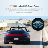 70mai Dash Cam Pro Plus+ A500S Cámara 2.7K para Carro con WiFi y GPS integrado