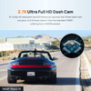70mai Dash Cam Pro Plus+ A500S 2.7K Cámara Frontal + Trasera para Carro con WiFi y GPS integrado