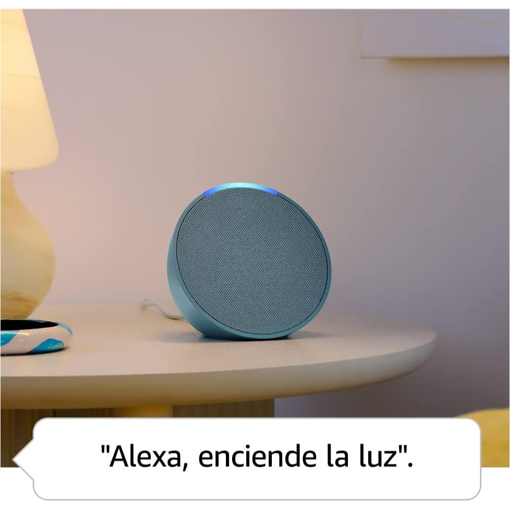  Echo Dot (5.ª generación, modelo de 2022), versión  internacional con adaptador de corriente (15 W) de Estados Unidos, Parlante inteligente con Alexa