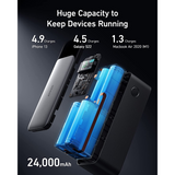 Anker 737 24,000mAh Power Bank 140W (PowerCore 24K) 3 Salidas PD con pantalla inteligente