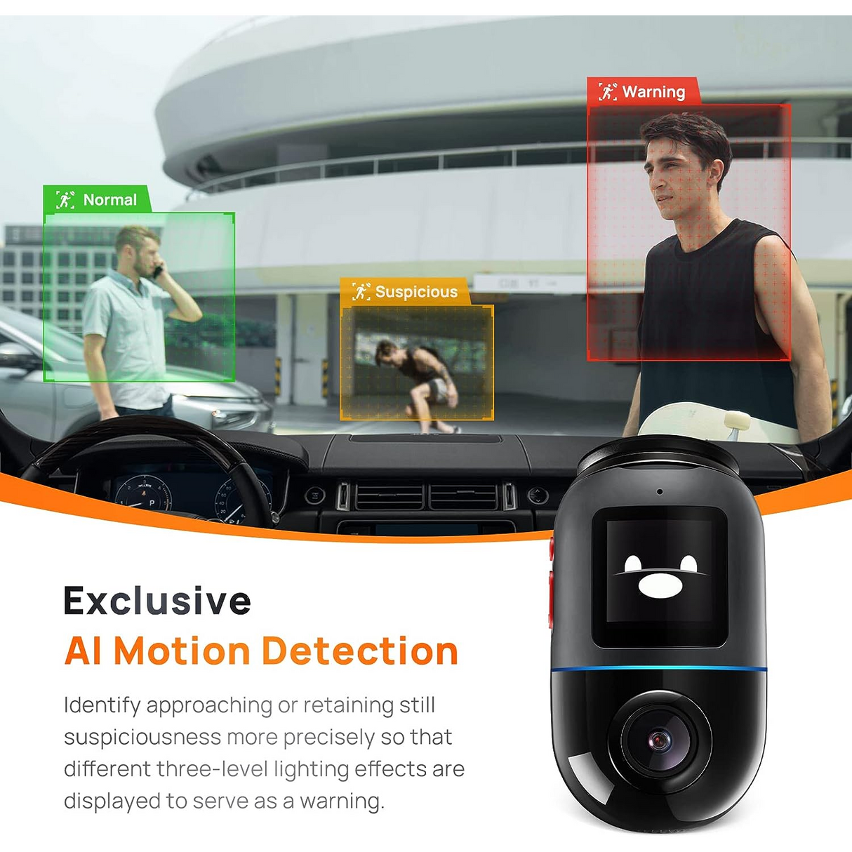 70mai Omni Dash Cam (X200) Rotación 360° eMMC de 128GB integrada