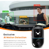 70mai Omni Dash Cam (X200) Rotación 360° eMMC de 128GB integrada