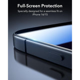Proteccion de pantalla completa iPhone 16/15