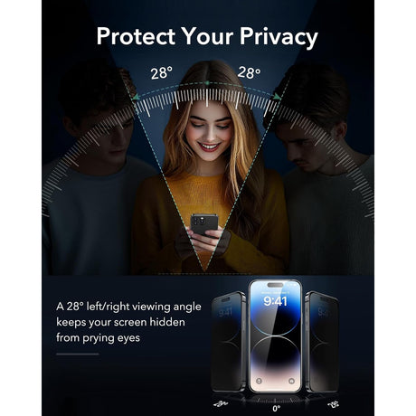 ESR Protector de Pantalla Privacidad iPhone 14 Pro - vista 3