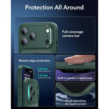 ESR iPhone 17 Pro Max Classic Hybrid Case con MagSafe y Control de Cámara Protección Grado Militar Esmerilado