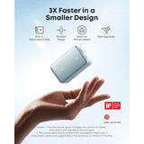 Anker Nano Power Bank (10K, 45W, Cable USB-C Retráctil Integrado)