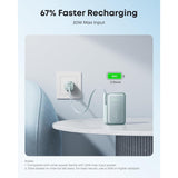Anker Nano Power Bank (10K, 45W, Cable USB-C Retráctil Integrado)
