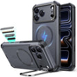 ESR iPhone 18 Pro Max/17 Pro Max Cyber Tough Magnetic Case con Stand, MagSafe y Control de Cámara Protección Grado Militar 7X