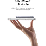 UGREEN MagFlow Air 5000mAh Power Bank MagSafe Qi2 15W Ultra Delgada para iPhone 17/16/15/14 Series