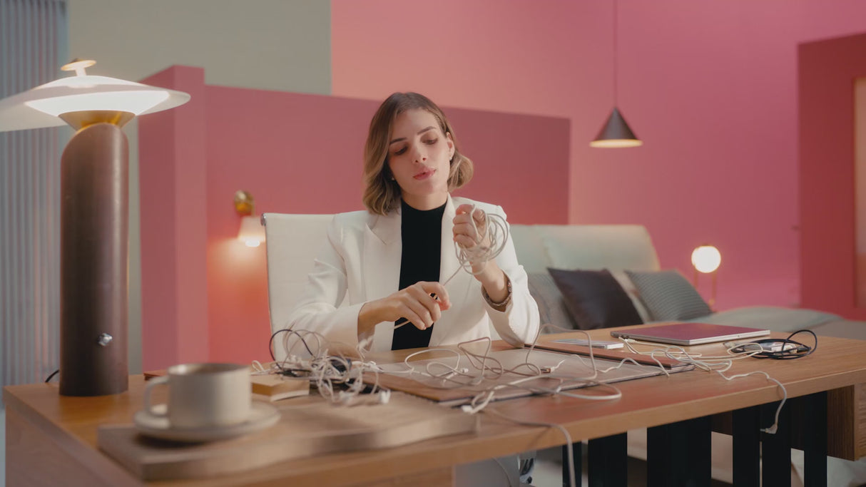 UGREEN Nexode 45W GaN Cargador con Cable USB-C Retráctil y 2 Puertos