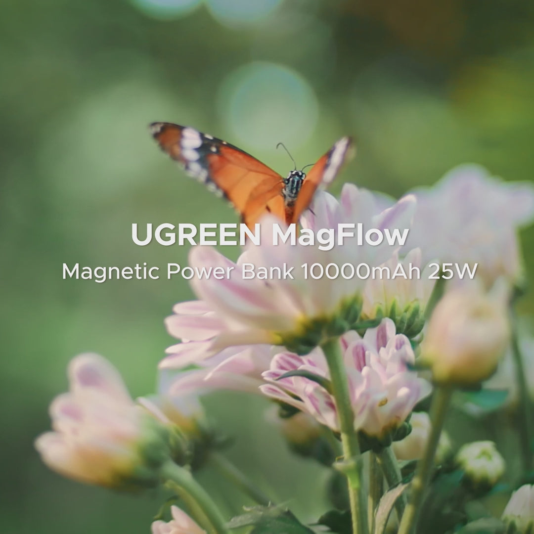 UGREEN MagFlow 10000mAh Power Bank Qi2 25W MagSafe