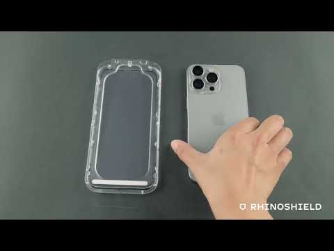 RhinoShield Protector de Pantalla de Cristal Templado 9H para iPhone 18 Pro / 17 Pro / 17 / 16 Pro