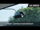 70mai 4K M800 Dash Cam de 2 Canales Frontal + Trasera STARVIS 2 IMX678 + 128GB eMMC Soporta 4G LTE
