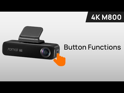 70mai 4K M800 Dash Cam de 2 Canales Frontal + Trasera STARVIS 2 IMX678 + 128GB eMMC Soporta 4G LTE