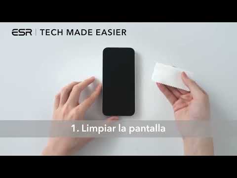 ESR Mica de Privacidad para iPhone 18 Pro, 3 Unidades, Classic – Cristal Templado 9H con Bandeja UltraFit