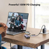 UGREEN Revodok Hub 6 en 1 Multipuerto USB-C Gigabit Ethernet, 4K HDMI, PD 100W, USB-A
