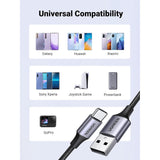 UGREEN Cable USB-A a USB-C Trenzado de Carga Rápida 3 Metros