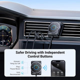 UGREEN Adaptador Bluetooth 5.4 para Carro Receptor con Controles