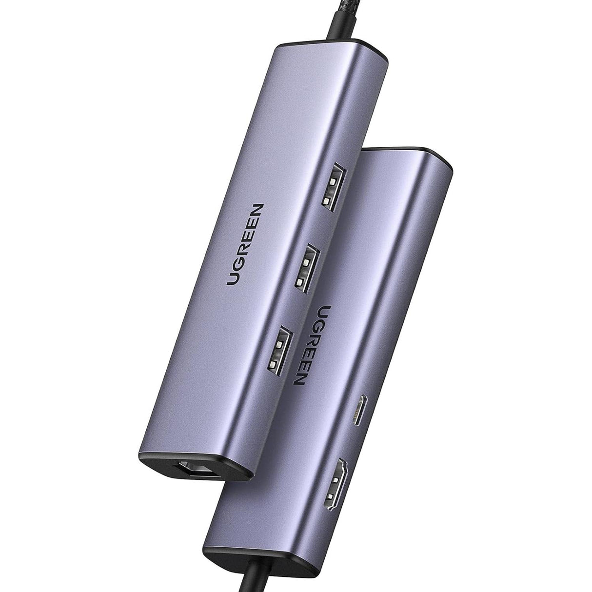 UGREEN Revodok Hub 6 en 1 Multipuerto USB-C Gigabit Ethernet, 4K HDMI, PD 100W, USB-A