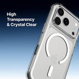RhinoShield Funda Transparente MagSafe para iPhone 17 Pro, Antiamarilleo, Anti-Golpes Grado Militar