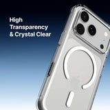 RhinoShield Funda Transparente MagSafe para iPhone 17 Pro Max, Antiamarilleo, Anti-Golpes Grado Militar