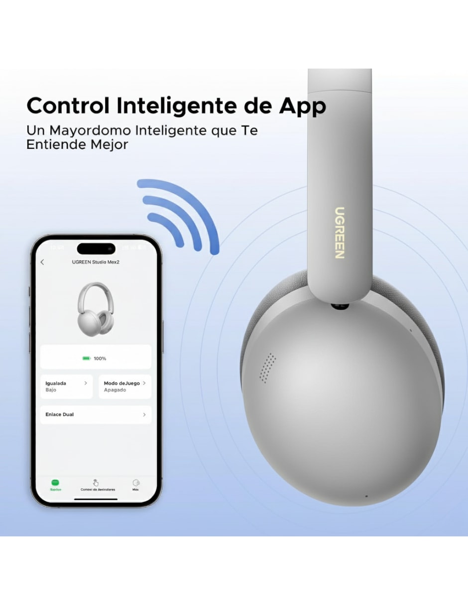 UGREEN Studio Max2 Gris - Control inteligente por app