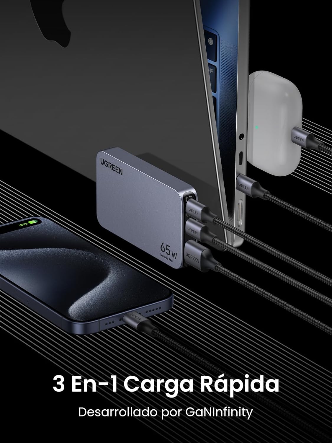 UGREEN Nexode Pro 65W X753, imagen de galería 3