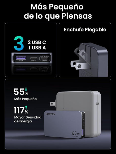 UGREEN Nexode Pro 65W X753, imagen de galería 6