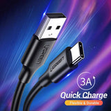 Cable UGREEN USB-A a USB-C 3 metros - uso con dispositivo