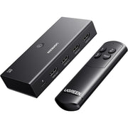 UGREEN Conmutador HDMI 3 en 1 con control remoto