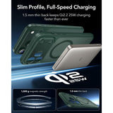 ESR iPhone 17 Pro Classic Hybrid Case con MagSafe y Control de Cámara Protección Grado Militar Esmerilado