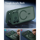 ESR iPhone 17 Pro Classic Hybrid Case con MagSafe y Control de Cámara Protección Grado Militar Esmerilado