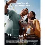 Anker Nano Power Bank (10K, 45W, Cable USB-C Retráctil Integrado)