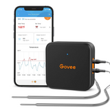 Govee Smart Meat Termómetro Inteligente para Carnes Ahumador Monitor Remoto Bluetooth 70 metros con 2 Sondas