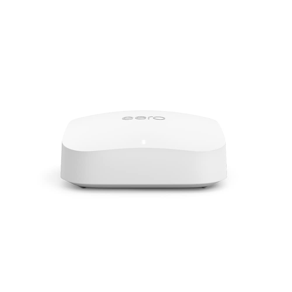 Amazon eero Pro 6E Router Wi-Fi en malla | Velocidades gigabit + | Soporta 100+ Dispositivos | Cobertura 610m2