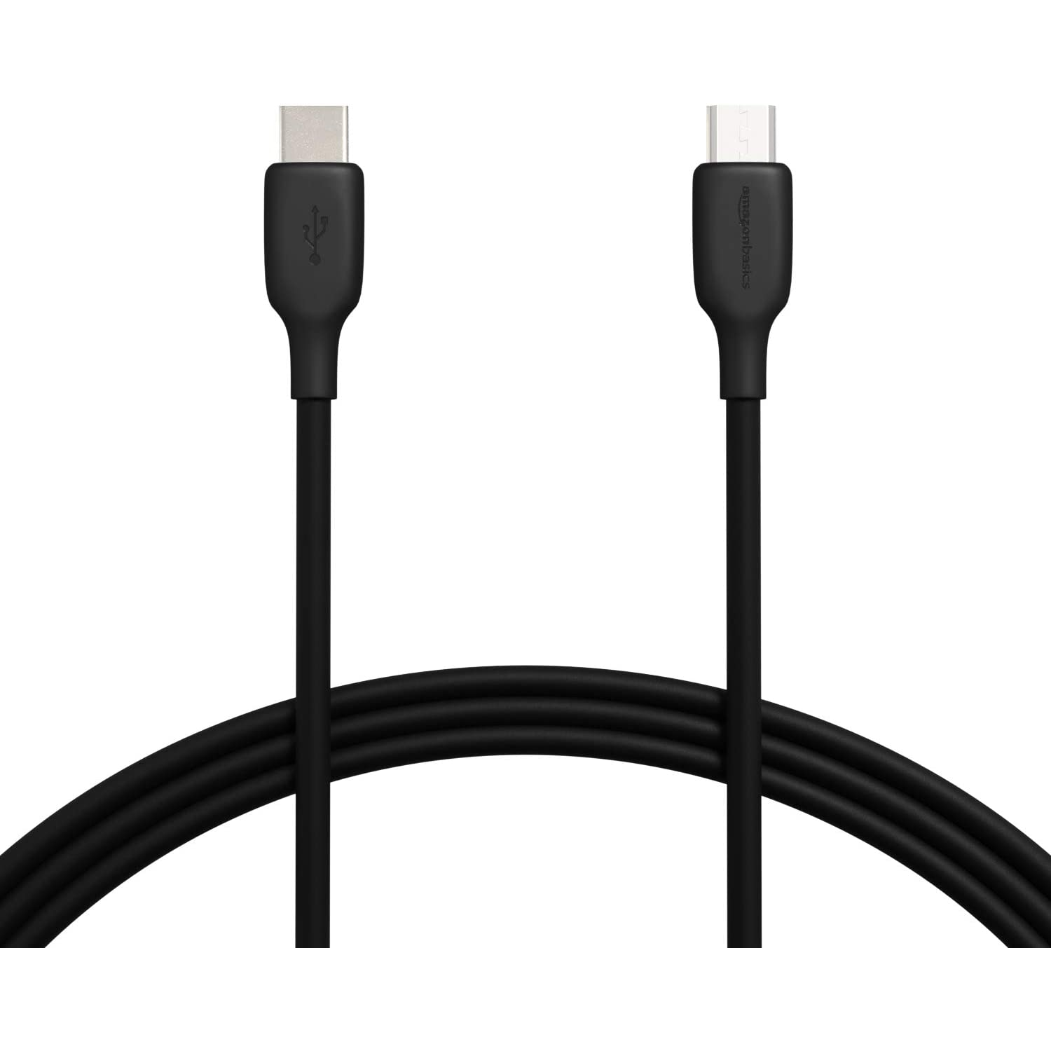 Amazon Basics Cable USB-C 2.0 a Micro-B de carga rápida de 60 W (certificado USB-IF) 1.8 metros