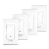 4 Pack Interruptor Inteligente Gosund Smart Switch Luz Wifi Funciona con Alexa y Google Assistant