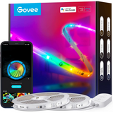 Govee RGBIC Pro Tira LED 20 Metros Arcoíris Segmentos de Color WiFi Inteligente Alexa y Google Assistant