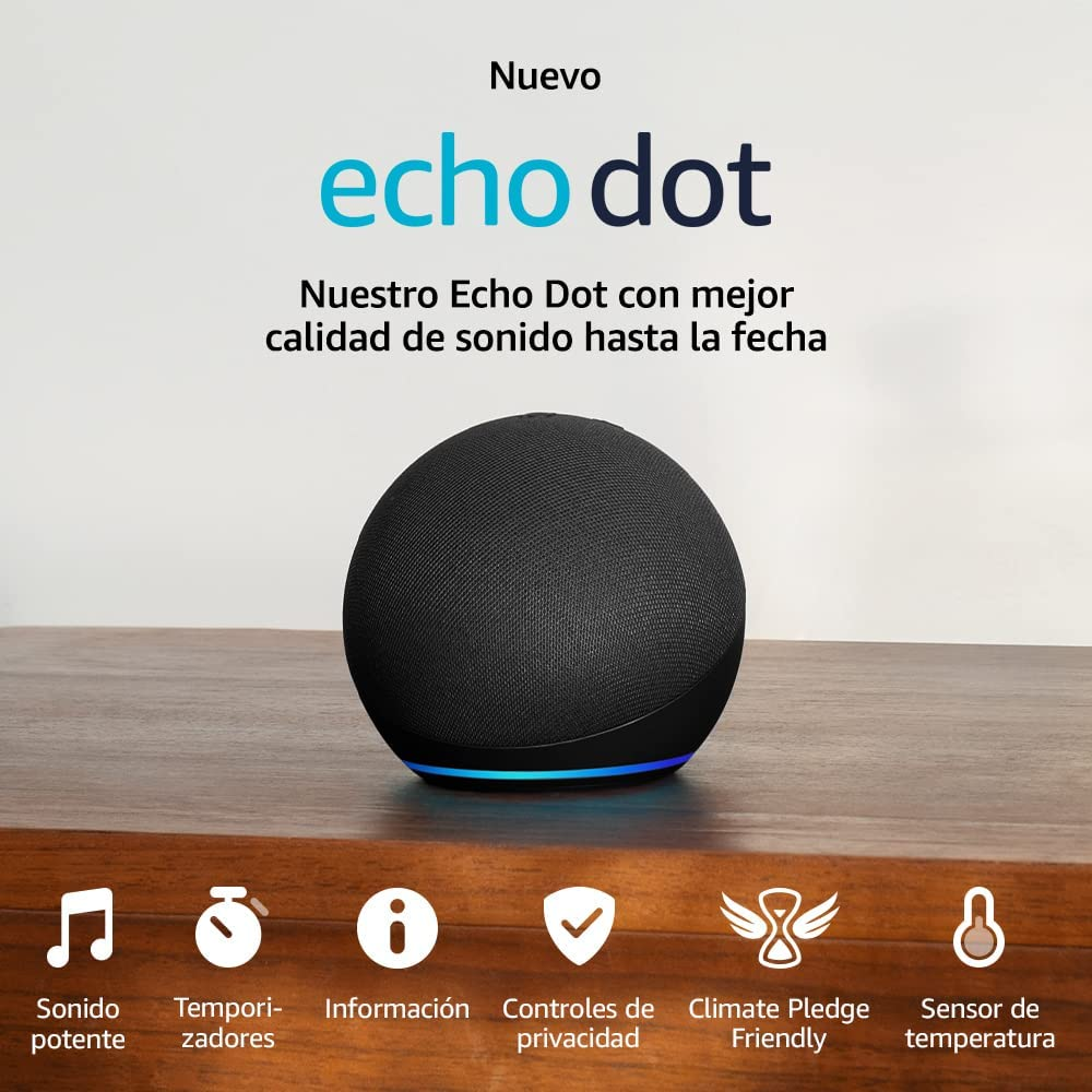 Echo Show 10 3rd Gen con asistente virtual Alexa, pantalla integrada  de 10.1 charcoal 110V/