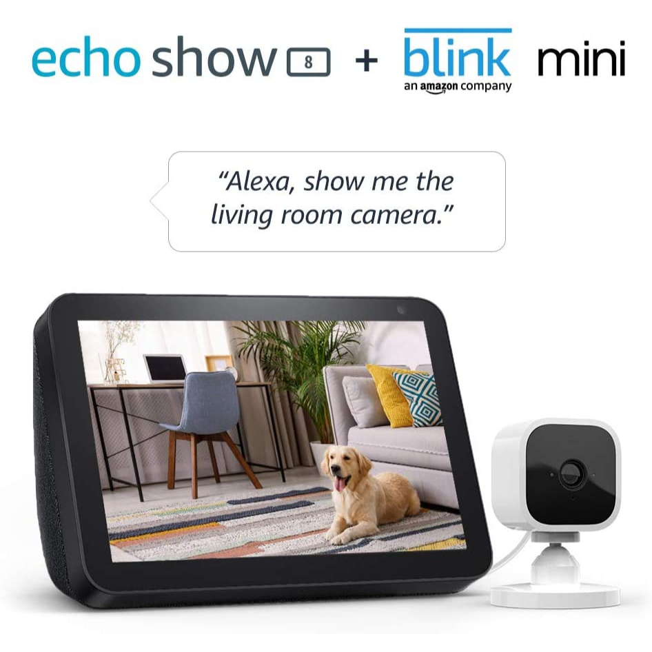 Echo Show 8 Pantalla táctil inteligente HD con Alexa Videollamadas