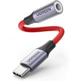 UGREEN USB-C a 3.5mm Adaptador de Audio Trenzado HiFi DAC compatible con Galaxy S21 Note20 Ultra S20 Pixel 5 4 XL iPad Pro Air y más